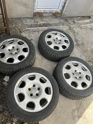 колпаки ауди: Колеса в сборе 205 / 55 / R 16, Зима, Б/у, Комплект, Легковые, Литые, отверстий - 5 — 7