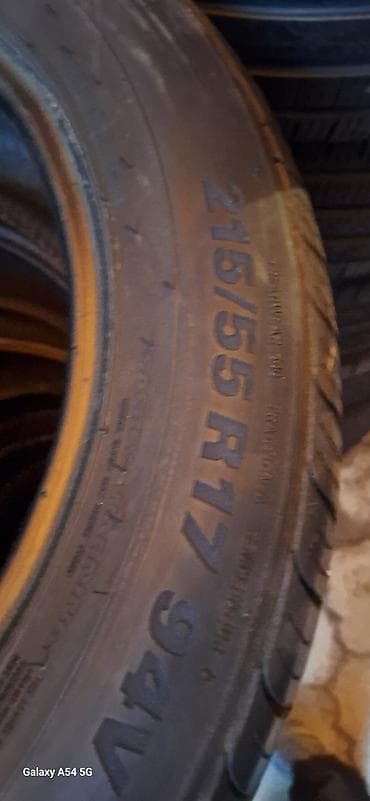 Шины 215 / 55 / R 17, Лето, Б/у, Пара, Легковые, Корея, Kumho — 3