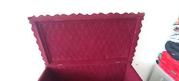 ручки контейнера: Сундук, Для белья, Дерево, цвет - Коричневый — 4