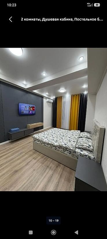 1к: 1 комната, Люкс, элитка, Азия Молл, Душевая кабина, Постельное белье, Кондиционер — 5