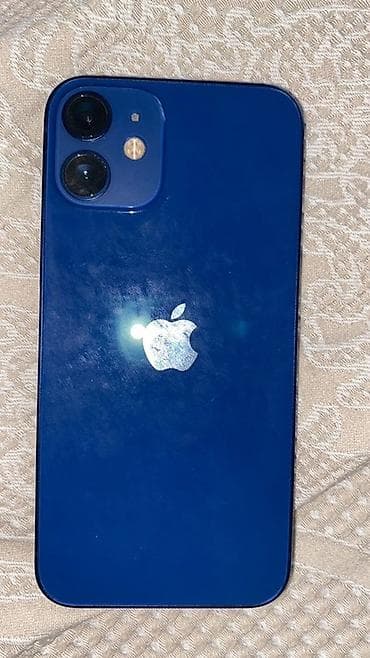 iphone 12 128gb: IPhone 12 mini, Б/у, 64 ГБ, Синий, Чехол, 71 % — 1