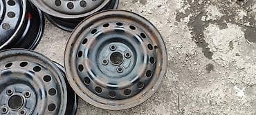 diski kg: Железные Диски R 15 Kia, Комплект, отверстий - 4, Б/у — 2