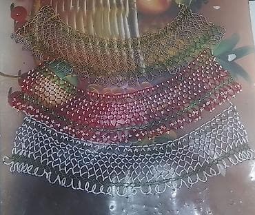 женское одежда: Продаю Бисерные воротнички и украшения ручной работы - Ажурные — 1