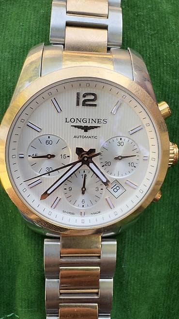 акар часы: Классические часы часы, Longines, Золото, Швейцария, Оригинал, Мужские, Б/у — 3