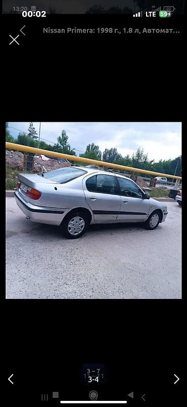 Продажа авто: Nissan Primera: 1998 г., 1.8 л, Автомат, Бензин, Седан — 6