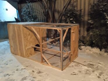 домашние куры: Новинка! Жанылык! Мини курятник цыплятник. размеры: длина 2 м — 8