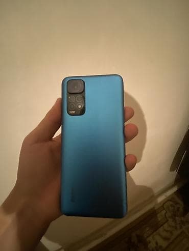 mi 7: Redmi, Redmi Note 11S, Б/у, 128 ГБ, цвет - Синий, 2 SIM — 3