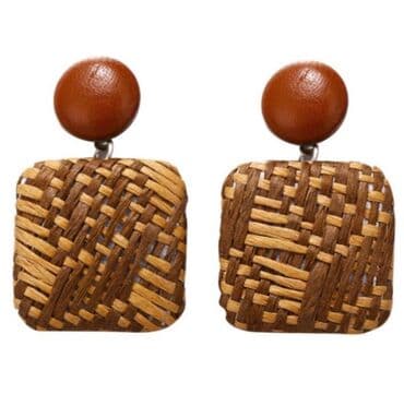 украшение шампанского для свадьбы: Серьги У состоят из круглой основы с гладкой коричневой вставкой под — 2