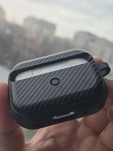 чехол на airpods pro: Вкладыши, Apple, Б/у, Беспроводные (Bluetooth), Классические — 4