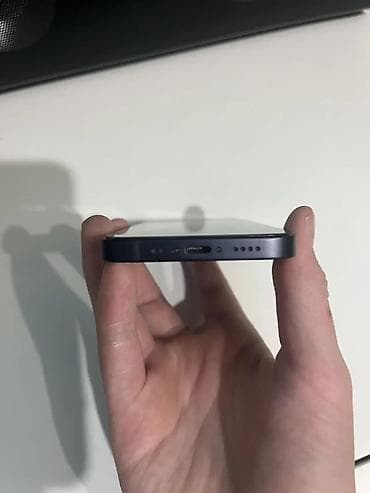 IPhone 12 mini, Б/у, 128 ГБ, Синий, Зарядное устройство, Чехол, Кабель, 67 %