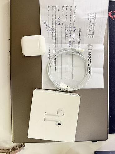 Наушник: Зымсыз ичине салынуучу кулакчындар, Apple, Airpods 2 — 2