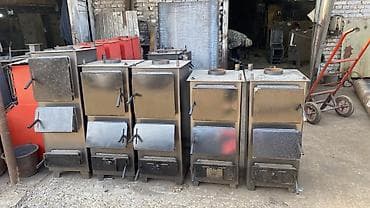 Буржуйки: Металлические печи на твердом топливе (дрова/уголь) для отопления и — 2