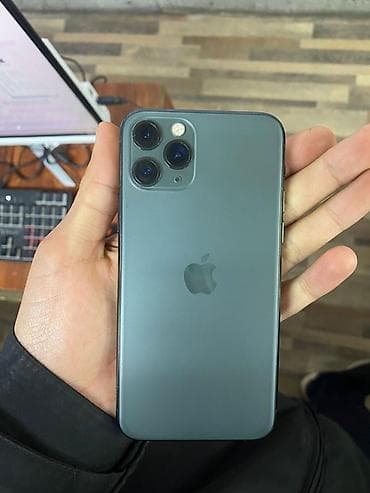redmi note 10 lite: IPhone 11 Pro, Б/у, 256 ГБ, Matte Midnight Green, 82 % — 1