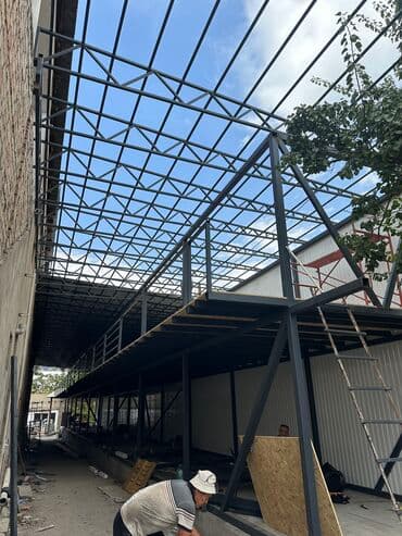 строительство домов из металлоконструкций: Сварка | Ворота, Навесы, Перила Гарантия, Бесплатная смета, Монтаж — 14