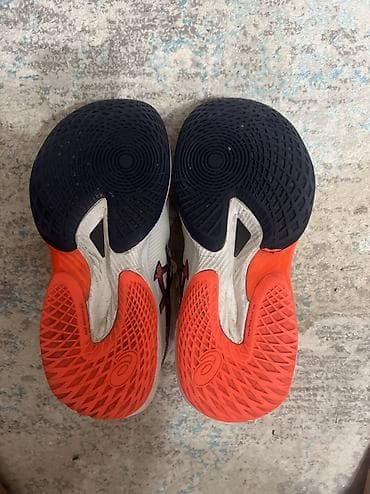 купить волейбольные кроссовки: Мужские кроссовки, 44, Asics, Б/у, цвет - Белый, Бесплатная доставка — 6