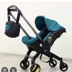 продаю в связи с переездом: Коляска, цвет - Голубой, Новый — 1