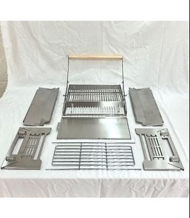 camping: Складной портативный гриль-мангал из нержавеющей стали SKJ-001 — 4