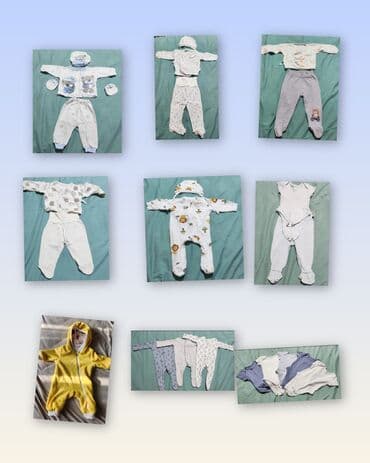 Комплект, цвет - Голубой, Б/у