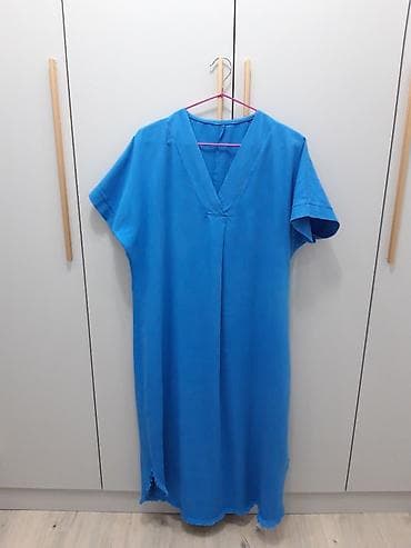 платье джинсовое: Летнее платье размер стандарт от 46 до 50 материал:хлопок джинса в — 1