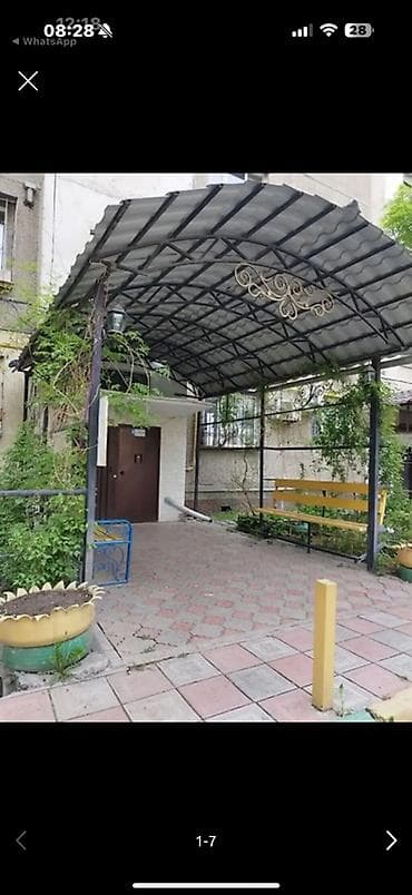 квартира 3х комнатный: 3 комнаты, 62 м², Аламедин-1 мкр 105 серия, 4 этаж, Косметический ремонт — 1