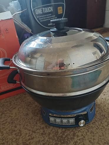 Универсальная электро-печь/мультипечь с чашей и паровой вставкой -