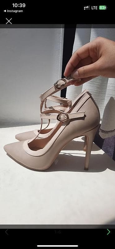 Мужская обувь: Срочно продаю туфли 36 размер, высота каблука 11 см. Надевала 1 раз! — 2