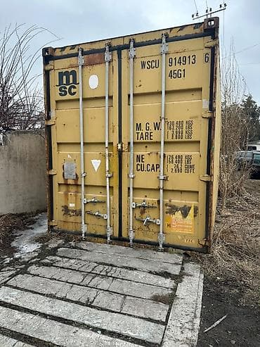 кантинер дом: Морской грузовой контейнер MSC, стандартный 40-футовый High Cube — 4