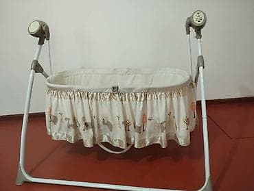 Люлька, Колыбель, Металл, цвет - Белый