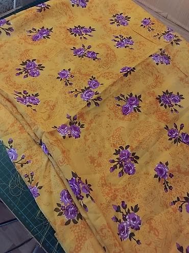 простыни ссср: Ткань СССР, цена за всё 1) Жёлтый с узором и сиреневыми розами — — 2