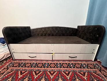 парты на двоих с ящиками: Прямой диван — 1