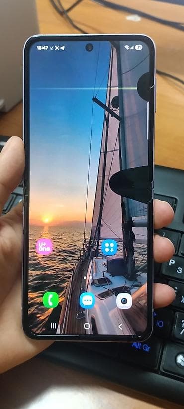 галакси з флип 3 цена: Samsung Galaxy Z Flip 3, Б/у, цвет - Фиолетовый — 1