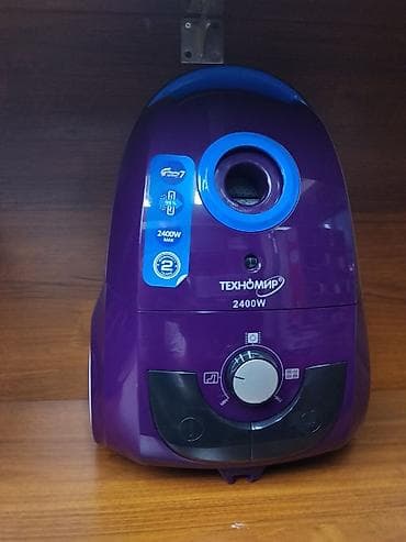 roboclean 114f: Пылесос ТЕХНОМИР 2400W (фиолетовый) - Максимальная мощность: 2400 Вт — 1