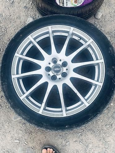 Унаа: Дөңгөлөктөр монтажда 225 / 45 / R 18, Жай, Колдонулган, Комплект, Жеңил унаалар, Куйма, тешиктери - 5 — 3