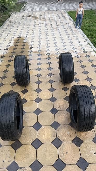 206 65 16: Шины 205 / 55 / R 16, Лето, Б/у, Комплект, Легковые, Hankook — 1