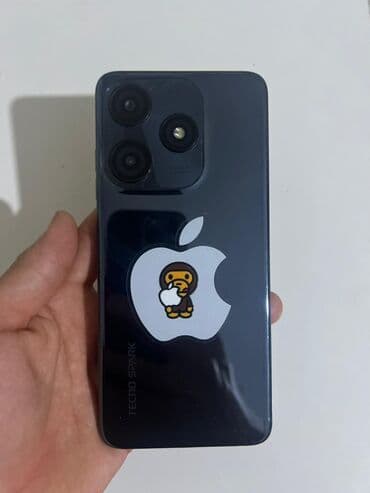 Tecno Spark, Б/у, 64 ГБ, цвет - Серый, 2 SIM