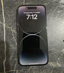 ноутбук дёшево: IPhone 14 Pro, Б/у, 256 ГБ, Black Titanium, Коробка, 84 % — 1