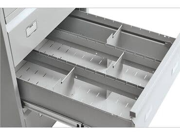 биндеры 250 листов с металлическим корпусом: Архивный шкаф, Новый, Железо, цвет - Серебристый — 3