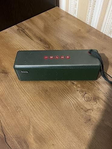 Усилители звука: Портативная колонка Bluetooth Hoco в отличном состоянии. Компактная — 1