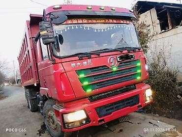 Строительный транспорт: Самосвал SHAANXI (Shacman) красного цвета. Характеристики и — 2