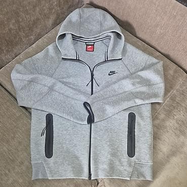 Мужская толстовка, L, Nike, Новый, цвет - Серый, Самовывоз, Платная доставка