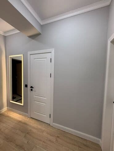 купить квартиру под самоотделку в бишкеке: 1 комната, 42 м², Элитка, 12 этаж, Евроремонт — 8