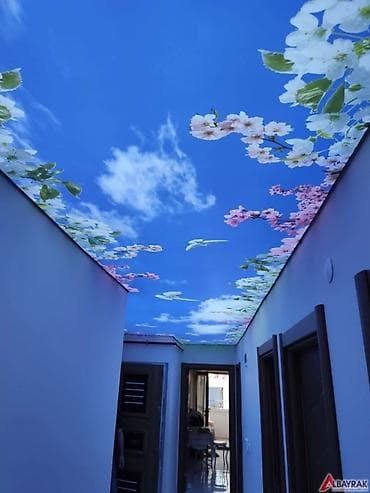Натяжной потолок Глянцевое, Матовое, 3D потолки Бесплатный замер, Гарантия, Монтаж