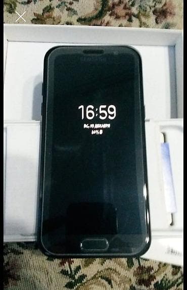 rebmi 9a: Samsung Galaxy A5 2017, Б/у, 32 ГБ, цвет - Черный, 2 SIM — 2