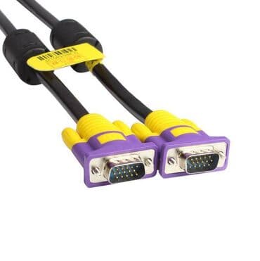 кабель питания монитора: Кабель VGA male - VGA male - 3 метра, ферритовые кольца, высокое — 3