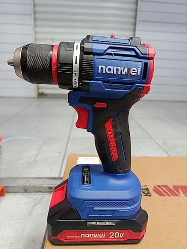 Аккумуляторная бесщеточная дрель‑шуруповерт NANWEI 20V - Питание