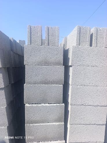 пескоблочный: Пескоблок Гладкий, Заборный, 150x190x390, Платная доставка — 2