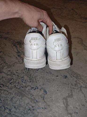 черные форсы: Мужские кроссовки, 42, Nike, Б/у, цвет - Белый — 6