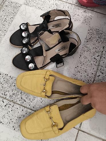 clarks обувь: Босоножки, 35.5, 36, Clarks, Б/у, цвет - Черный, Самовывоз — 1