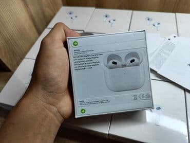 куплю левый наушник airpods: Вкладыши, Apple, Новый, Беспроводные (Bluetooth), Классические — 5