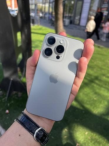 IPhone 15 Pro, Б/у, 512 ГБ, Серебристый, 95 %
